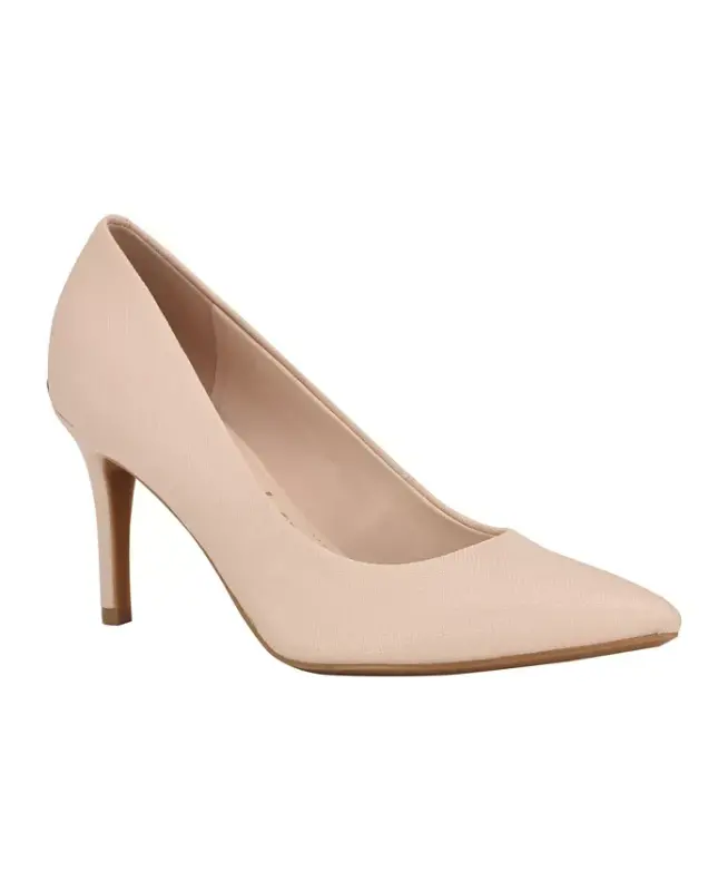 Women's Gayle Pointy Toe Stiletto Pumps - Light Pink Saffiano - 1