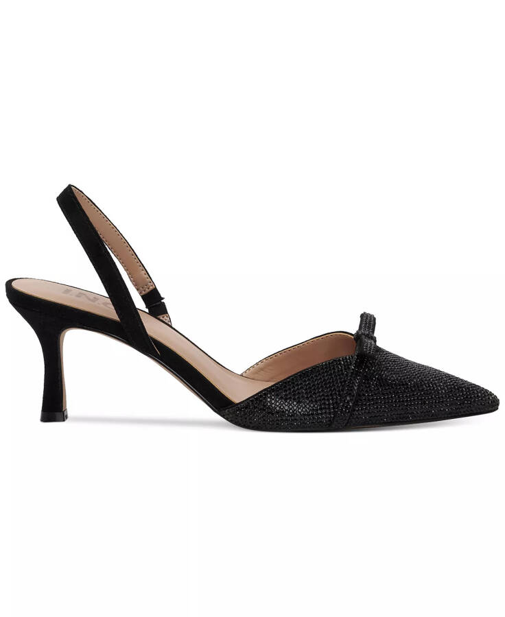 Women's Gelsey Slingback Kitten-Heel Pumps, Created for Modazone Black Crystal - 2