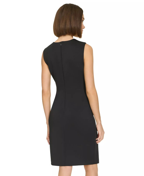 Women's Gem-Trim Asymmetric Dress Black - 2