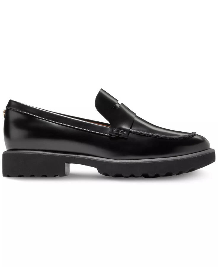 Women's Geneva Loafers Black Box Leather - 2