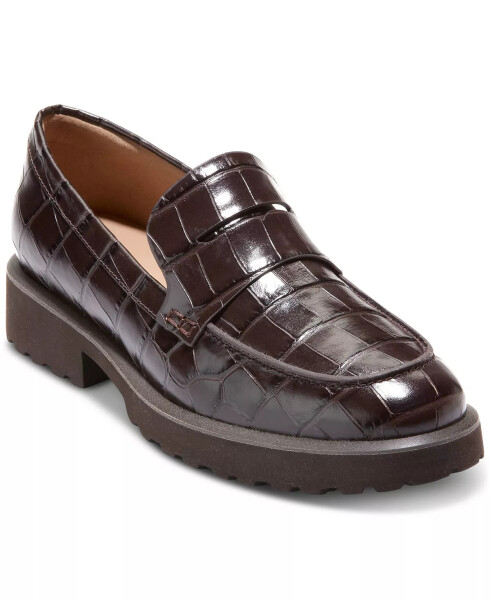 Women's Geneva Loafers Black Box Leather - 6