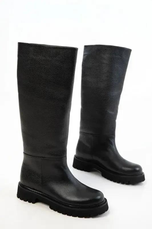 Women's genuine leather boots - 2