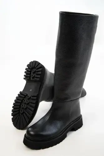 Women's genuine leather boots - 4