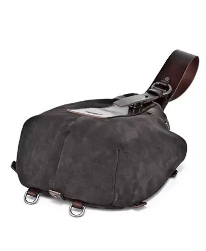 Women's Genuine Leather Daisy Sling Bag - Gray - 5