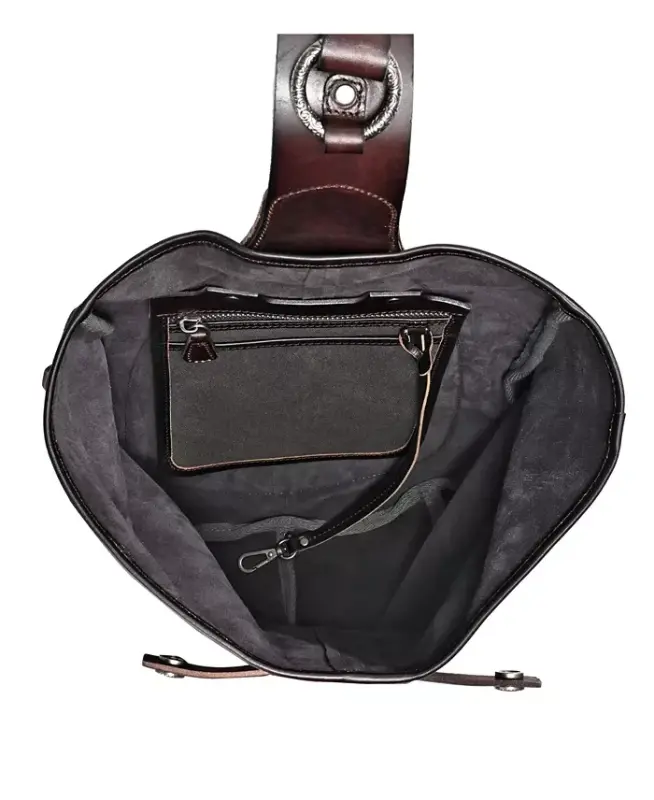 Women's Genuine Leather Daisy Sling Bag - Gray - 11