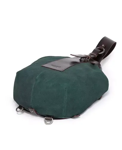 Daisy Medium Leather Sling Bag - Kale - 7