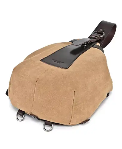 Women's Genuine Leather Daisy Sling Bag-Tan - 11