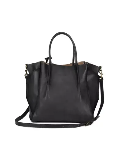 Women's Genuine Leather Sprout Land Tote Bag-Gray Ombre - 10
