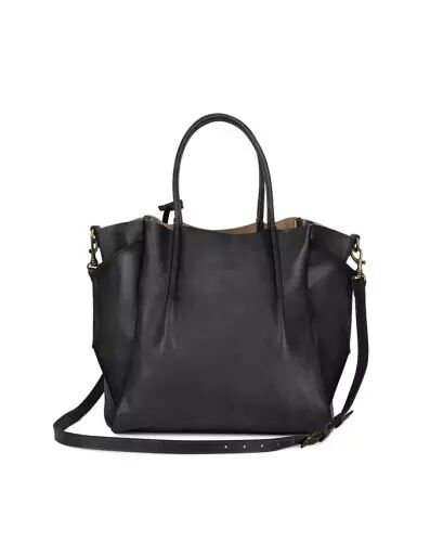 Women's Genuine Leather Sprout Land Tote Bag-Gray Ombre - 10