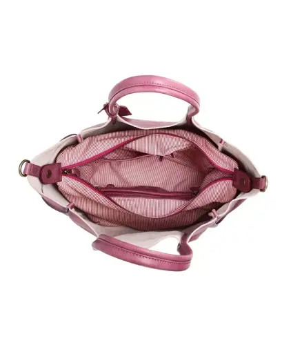 Women's Genuine Leather Sprout Land Tote Bag - Orchid - 3