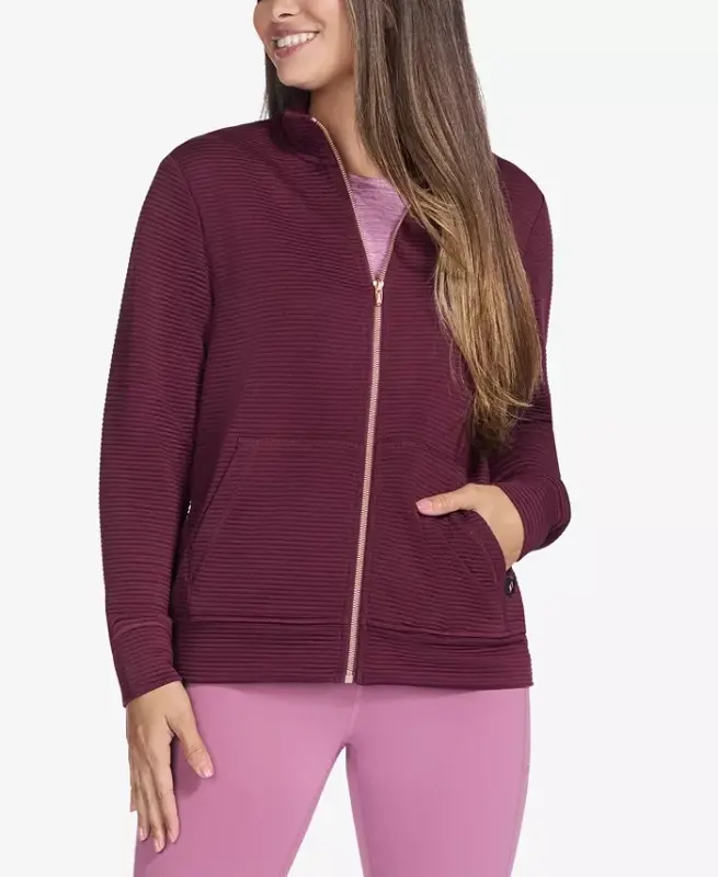 Women's Go-Walk Ottoman Jacket - Cozy Fit - Fig - 1