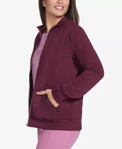 Women's Go-Walk Ottoman Jacket - Cozy Fit - Fig - 3