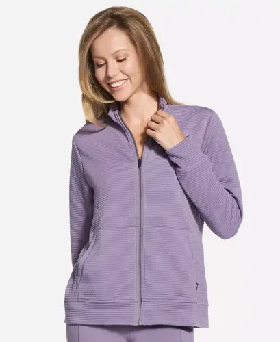 Women's Go-Walk Ottoman Full-Zip Jacket - Purple Sage 