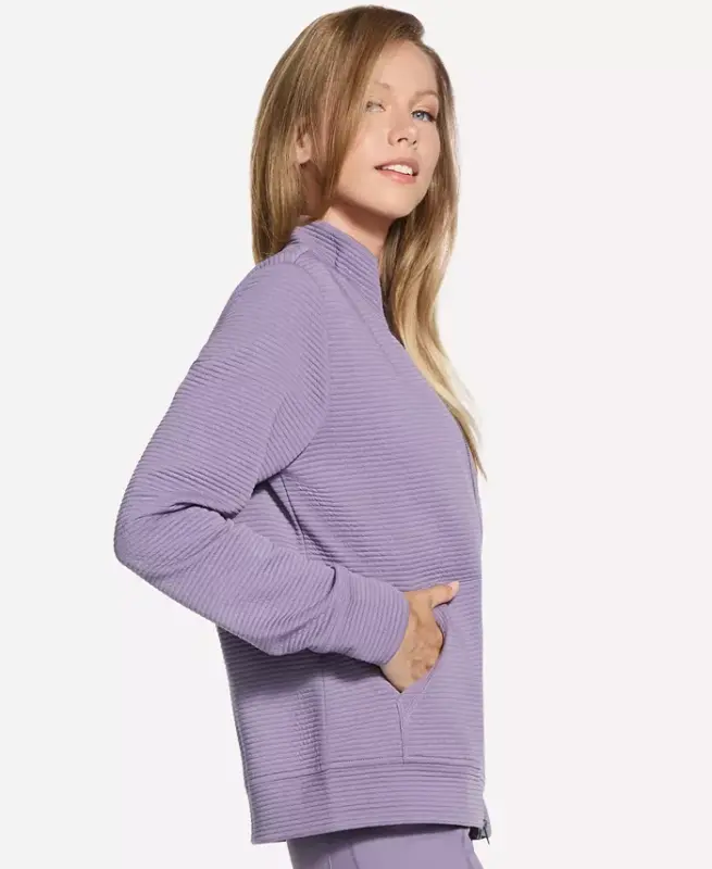 Women's Go-Walk Ottoman Jacket - Cozy Fit - Purple Sage - 4
