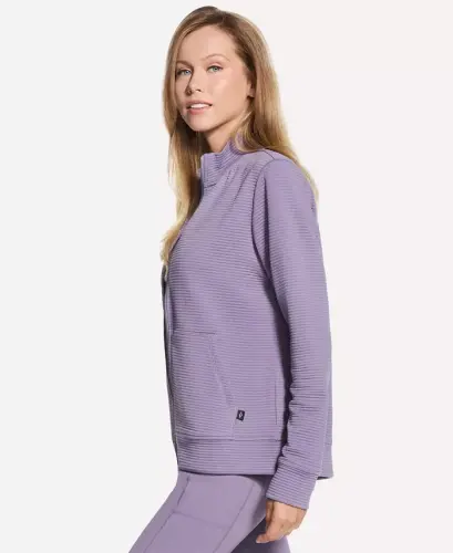 Women's Go Walk® Ottoman Full Zip - Purple Sage - SKECHERS (1)