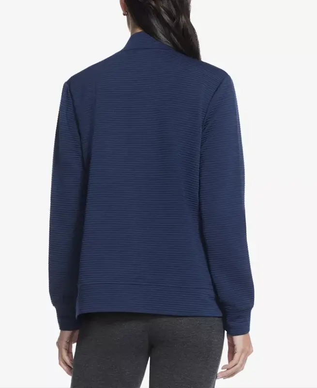 Women's Go-Walk Ottoman Jacket - Cozy Fit - Blue Iris - 4