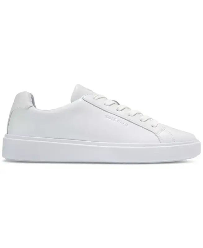 Women's Grand Crosscourt Daily Lace-Up Low-Top Sneakers-White, Argento - 2