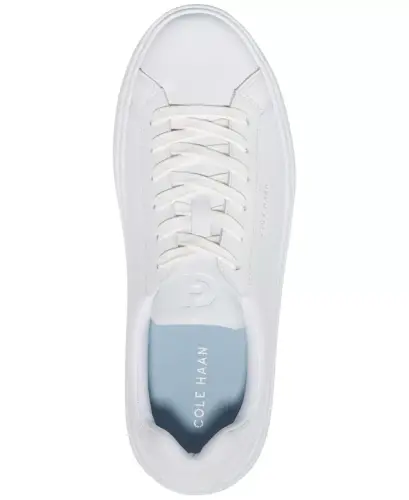 Women's Grand Crosscourt Daily Lace-Up Low-Top Sneakers-White, Argento - 4