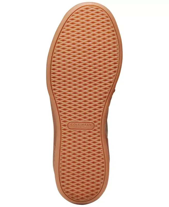 Women's GRANDPRØ Breakaway Lace-Up Low-Top Sneakers-Gold Talca, Birch Suede, Black Suede - 5