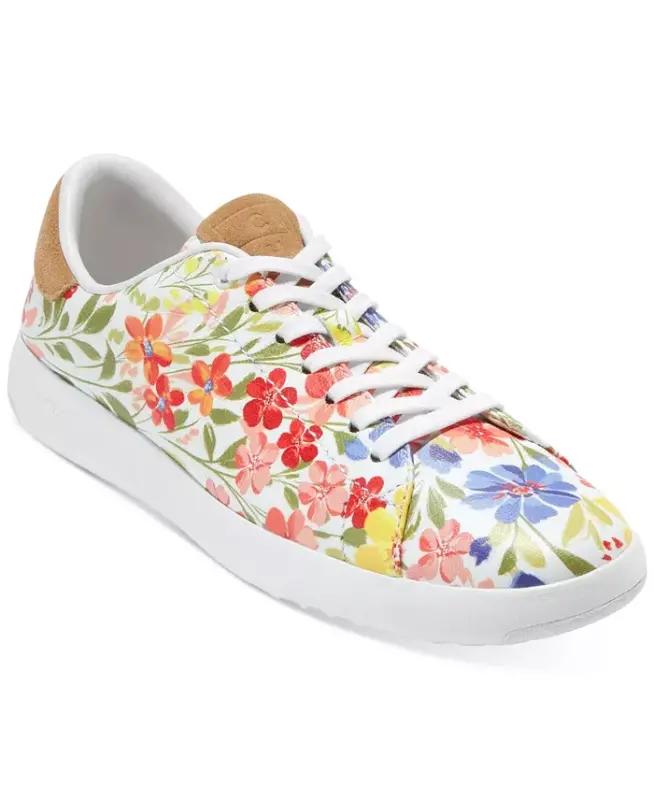 Women's GrandPro Tennis Lace-Up Sneakers - 2