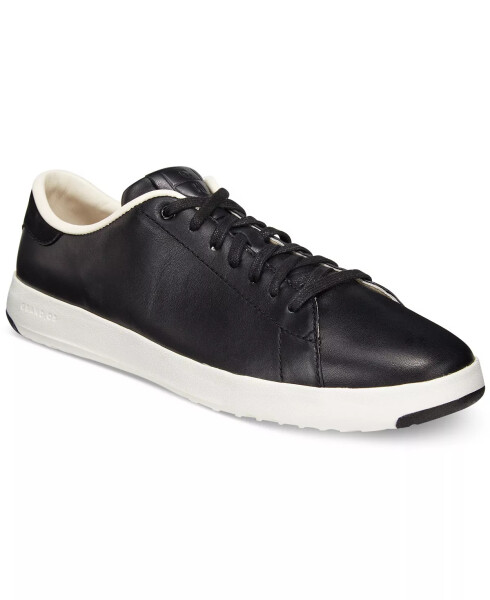 Women's GrandPro Tennis Lace-Up Sneakers Black - 1