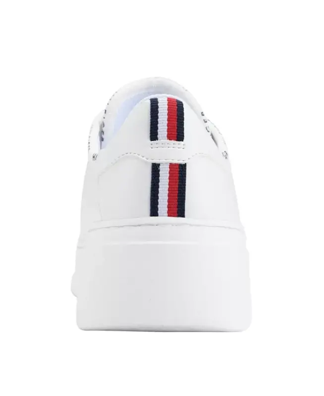 Women's Grazie Lightweight Lace Up Sneakers-White - 3