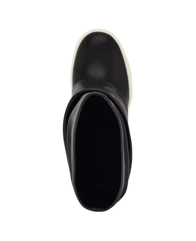 Women's Guinna Fold Over Slouchy Booties-Black - 4