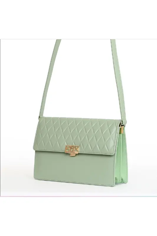 WOMEN'S HANDBAG C.232VN676-19-GREEN - MATMAZEL
