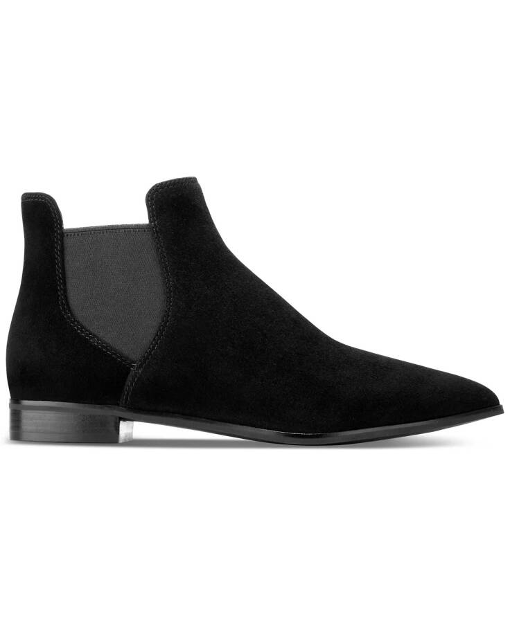 Women's Hara Pointed Toe Stretch Booties Black Suede - 2