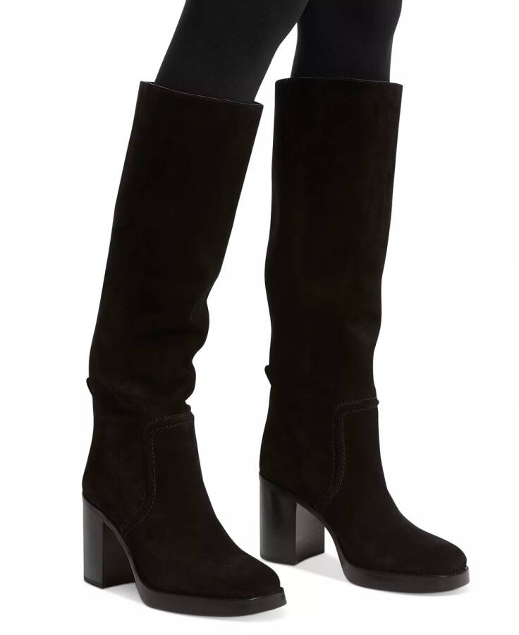 Women's Hayden Block-Heel Boots Black - 5