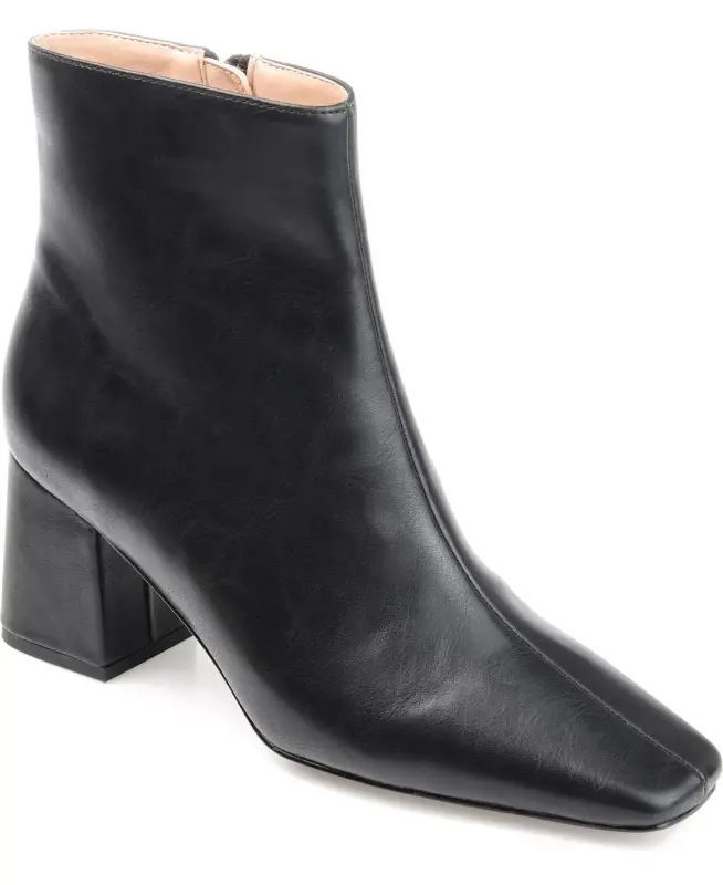Women's Haylinn Block Heel Dress Booties - JOURNEE COLLECTION