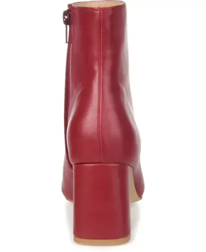 Women's Haylinn Block Heel Dress Booties-Brick - 3
