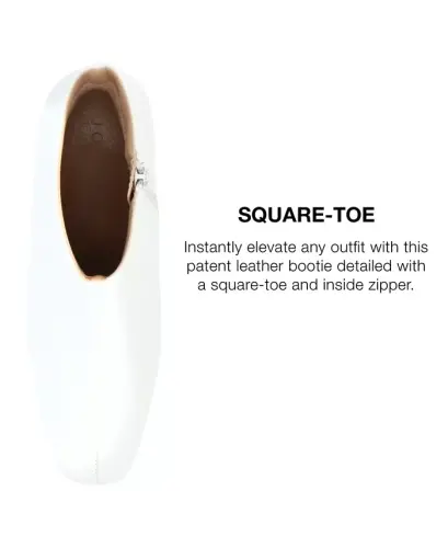 Women's Haylinn Block Heel Dress Booties - White - 9