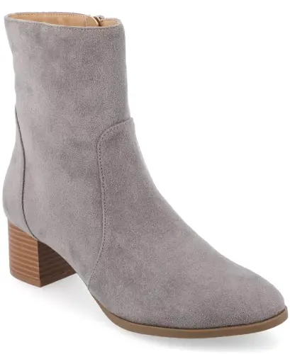 Women's Hayven Block Heel Almond Toe Booties 
