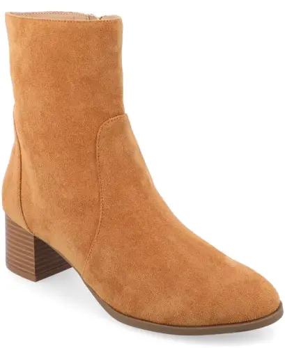 Women's Hayven Block Heel Almond Toe Booties - 1