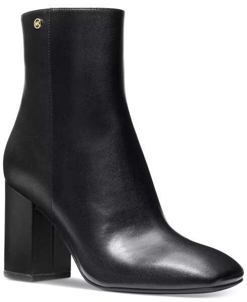 Women's Hazel Block Heel Booties Black - 1