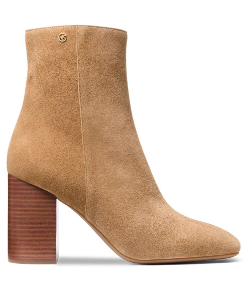 Women's Hazel Block Heel Booties Camel - 2