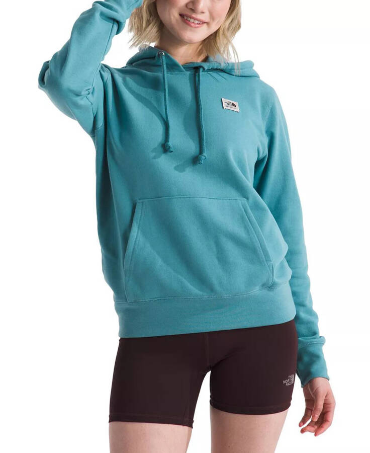 Women's Heritage Patch Logo Hoodie Algae Blue - 1