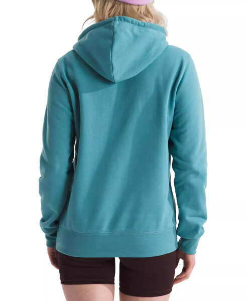 Women's Heritage Patch Logo Hoodie Algae Blue - 2