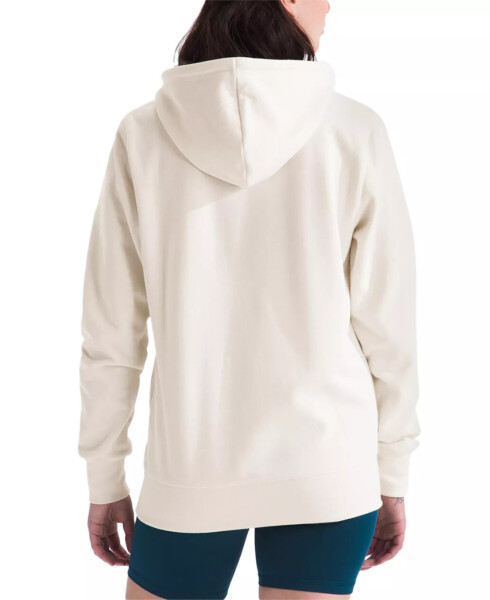 Women's Heritage Patch Logo Hoodie White Dune - 2