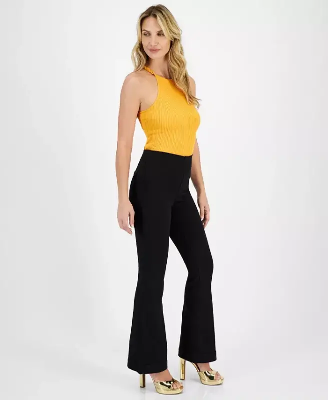 Women's High-Rise Flared-Leg Jeans, Created for Modazone - 3