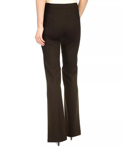 Women's High-Rise Split-Front Pants Black - 2