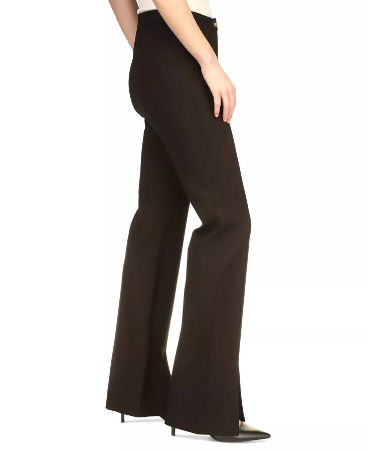 Women's High-Rise Split-Front Pants Black - 3