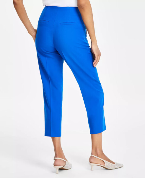 Women's High Rise Tapered Cropped Pants, Created for Modazone Intense Cobalt - 2