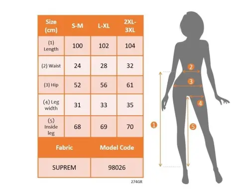 Women's High Waist Patterned Elastic Waist Supreme Pants - 4