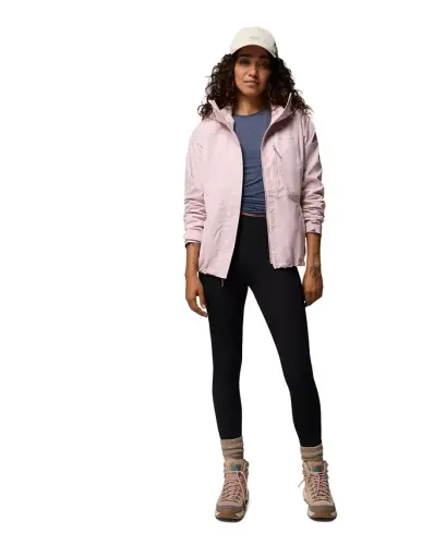 Women's Hikebound II Hooded Waterproof Jacket - Mineral Pink - COLUMBIA (1)