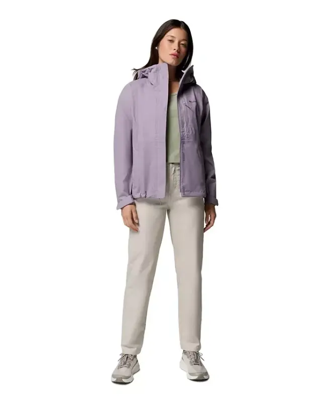 Women's Hikebound II Hooded Waterproof Jacket - Shale Purple - 2