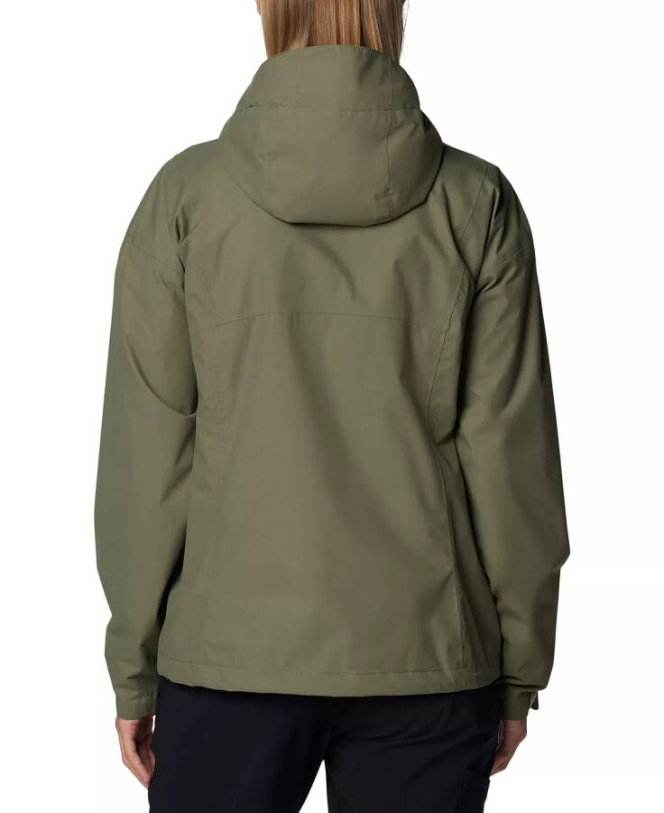 Women's Hikebound II Hooded Waterproof Jacket Stone Green - 2