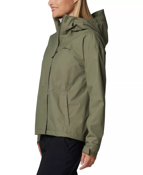 Women's Hikebound II Hooded Waterproof Jacket Stone Green - 3