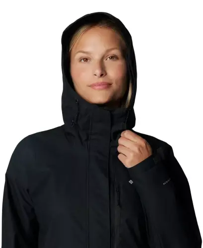 Women's Hikebound II Hooded Waterproof Jacket-Stone Green - 13